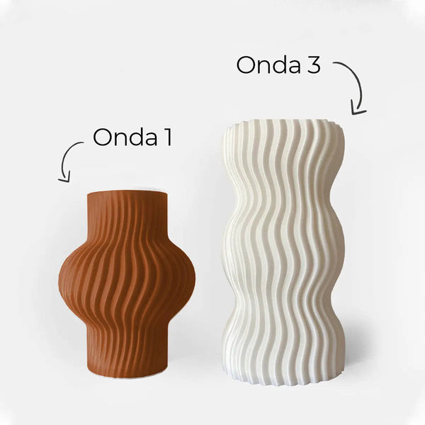 CONJ. ONDA VASOS 1 e 3 - É Pedra Ateliê