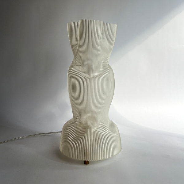 LUMINÁRIA AMASSADINHA TRANSLÚCIDA 42CM