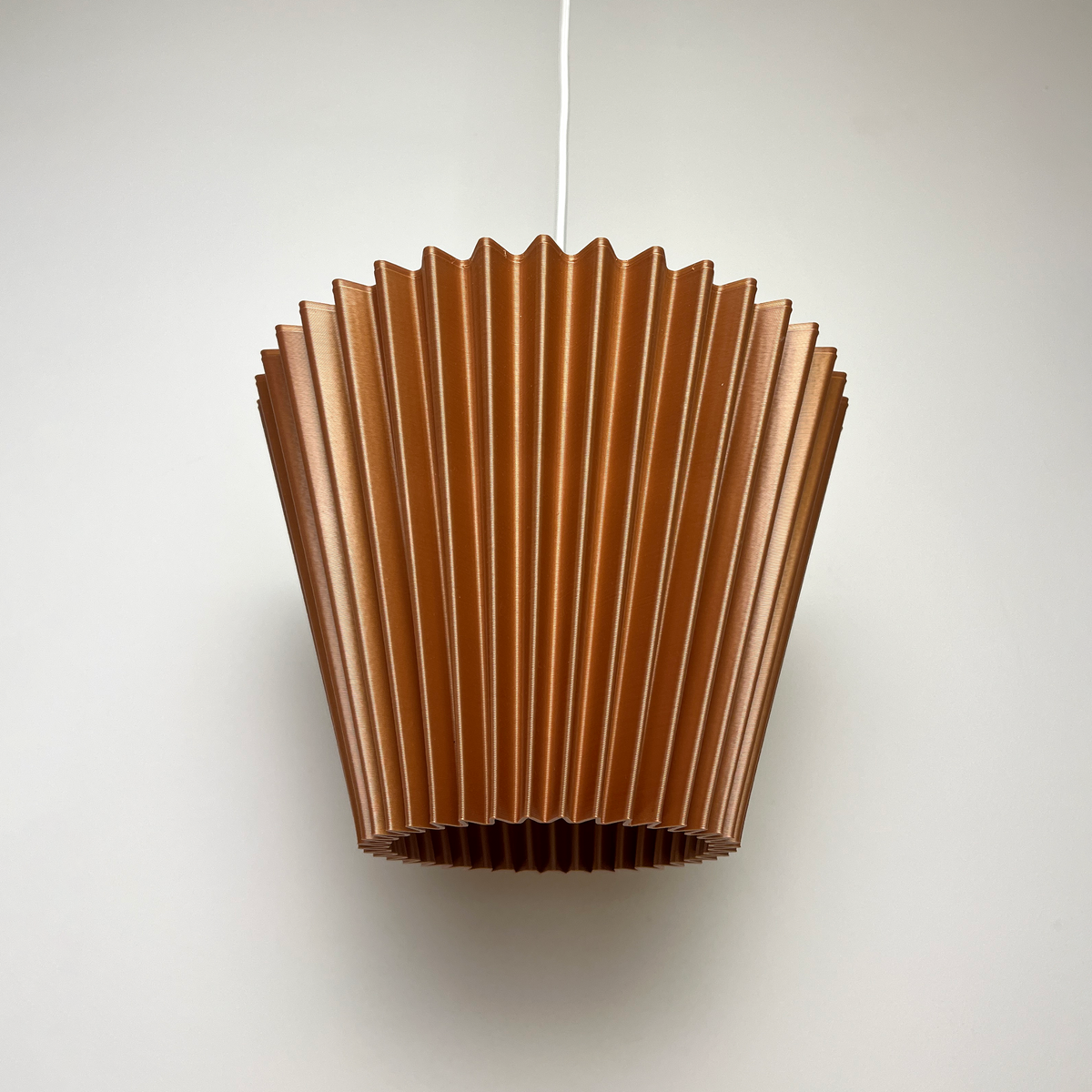 LUMINÁRIA SANFONADA PENDENTE P TERRACOTA