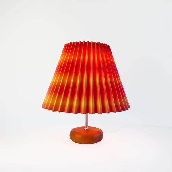 LUMINÁRIA SANFONADA P BAIXA MULTICOLORIDA- PEÇA ÚNICA