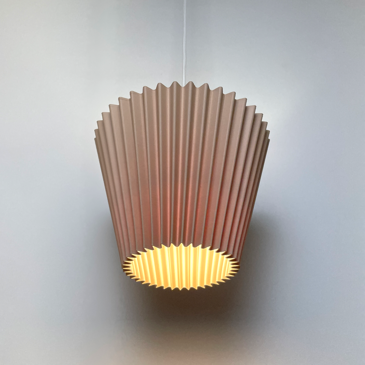 LUMINÁRIA SANFONADA PENDENTE P AREIA