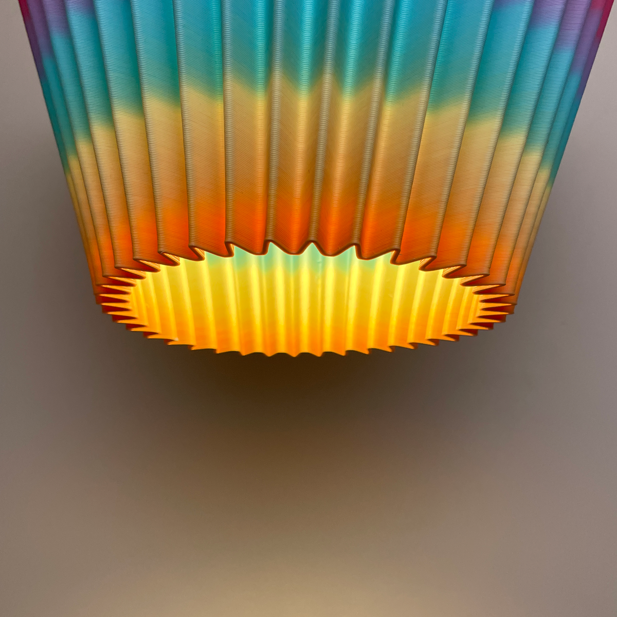 LUMINÁRIA SANFONADA PENDENTE P MULTICOLORIDA