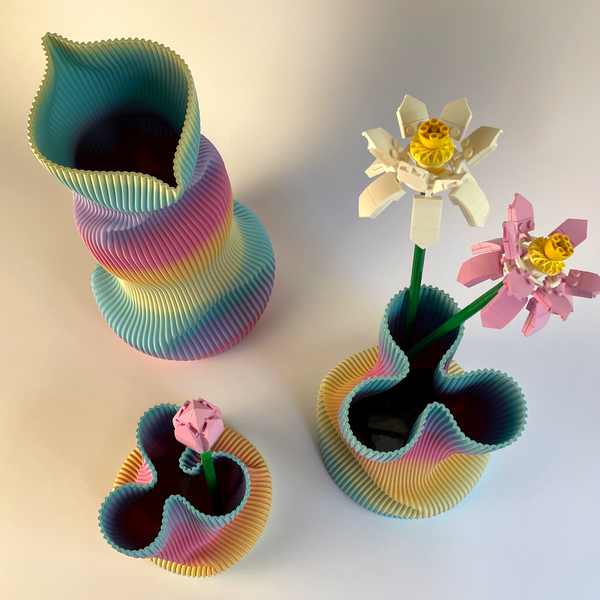 VASO AMASSADINHO M PEÇA ÚNICA