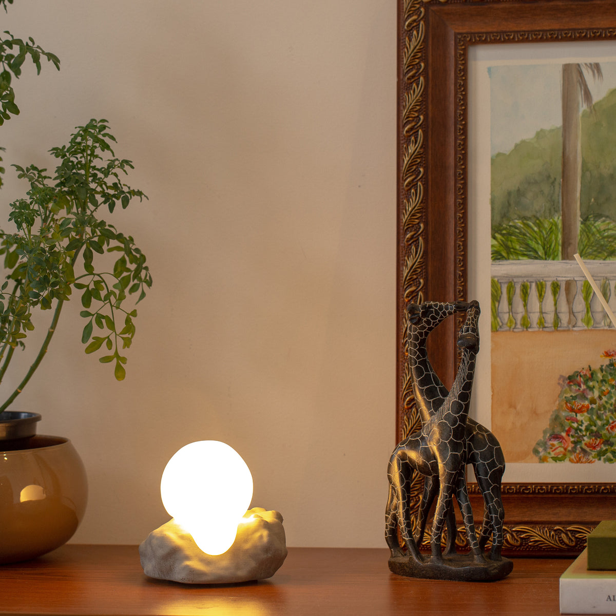 LUMINÁRIA PEDRA MOLE